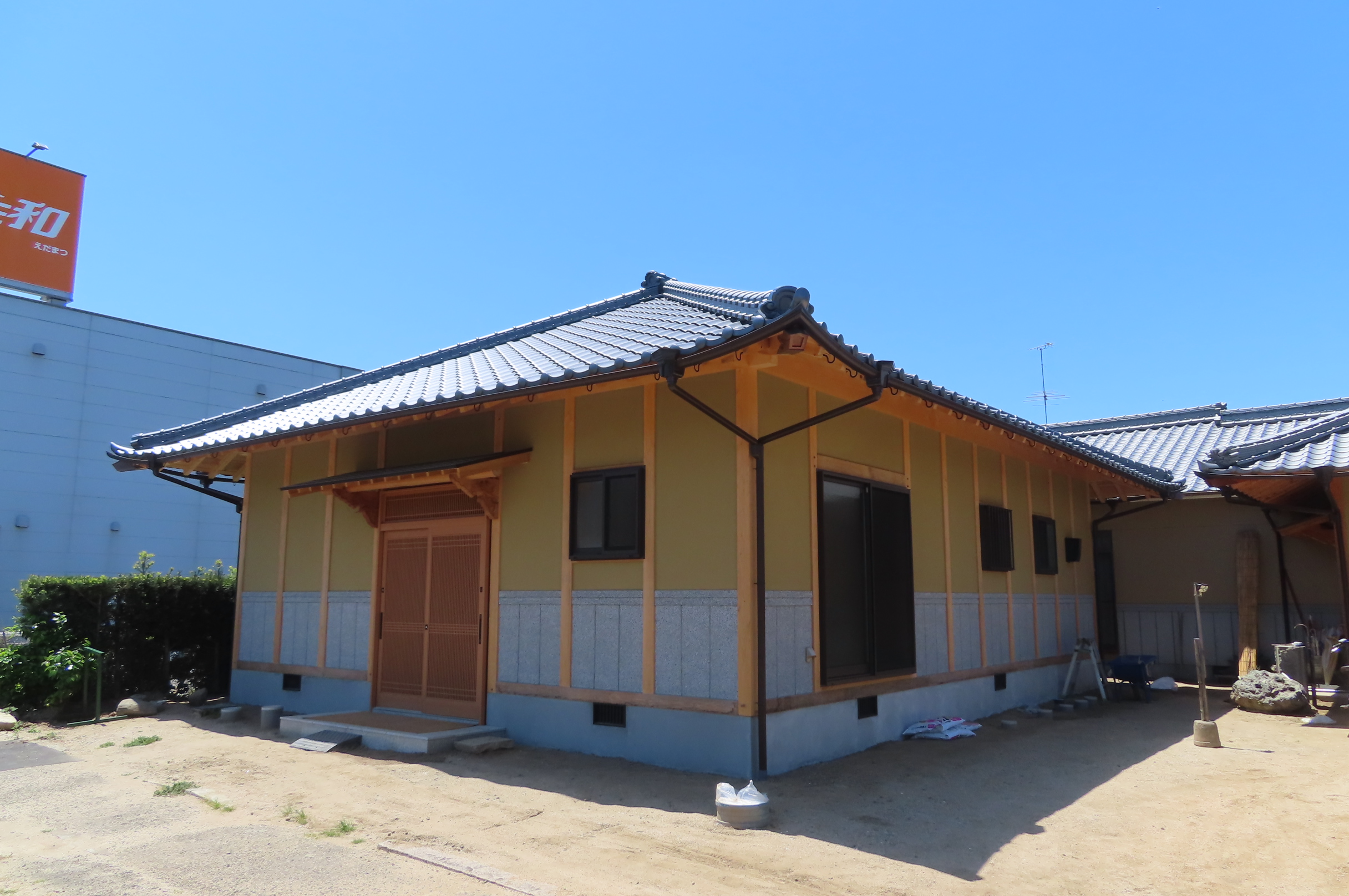 平屋外観・別アングル